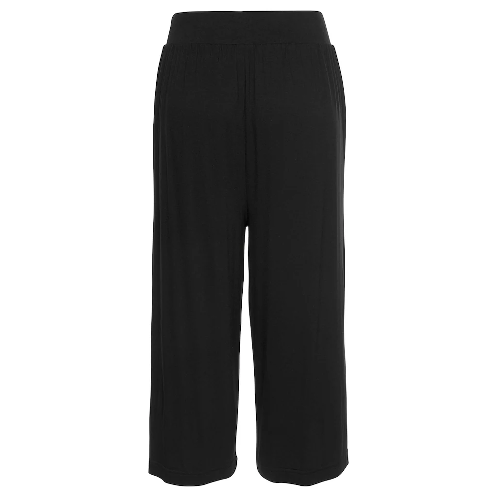 LASCANA Culotte mit extra-weitem Bein und Taschen bequeme Jerseyhose Heißer Verkauf
