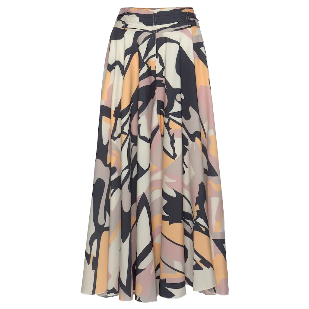 LASCANA Hosenrock mit grafischem Alloverdruck Culotte extraweites Bein Online Outlet