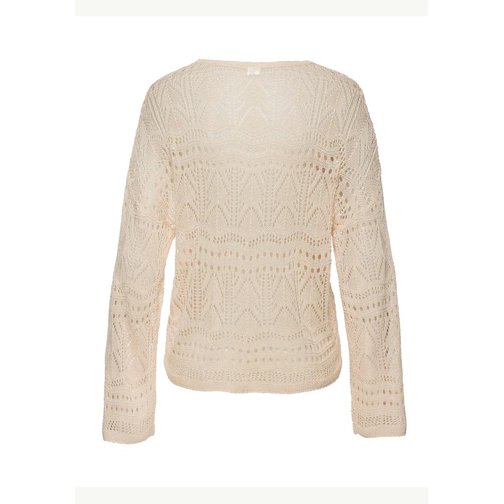 s.Oliver Strandpullover mit semi-transparentem Ajourmuster sommerlicher Strickpullover Tägliche Deals