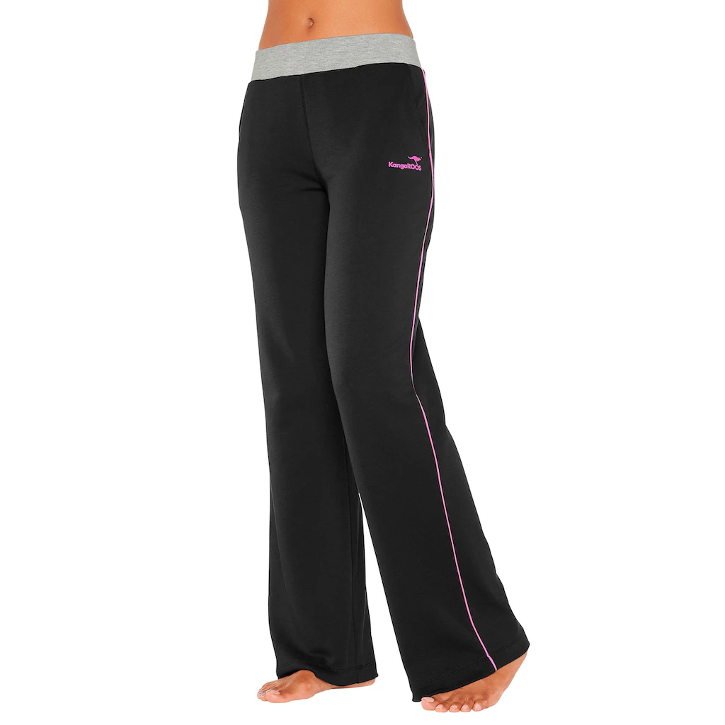 KangaROOS Relaxhose mit breitem Bund Loungewear Loungeanzug VIP-Rabatte