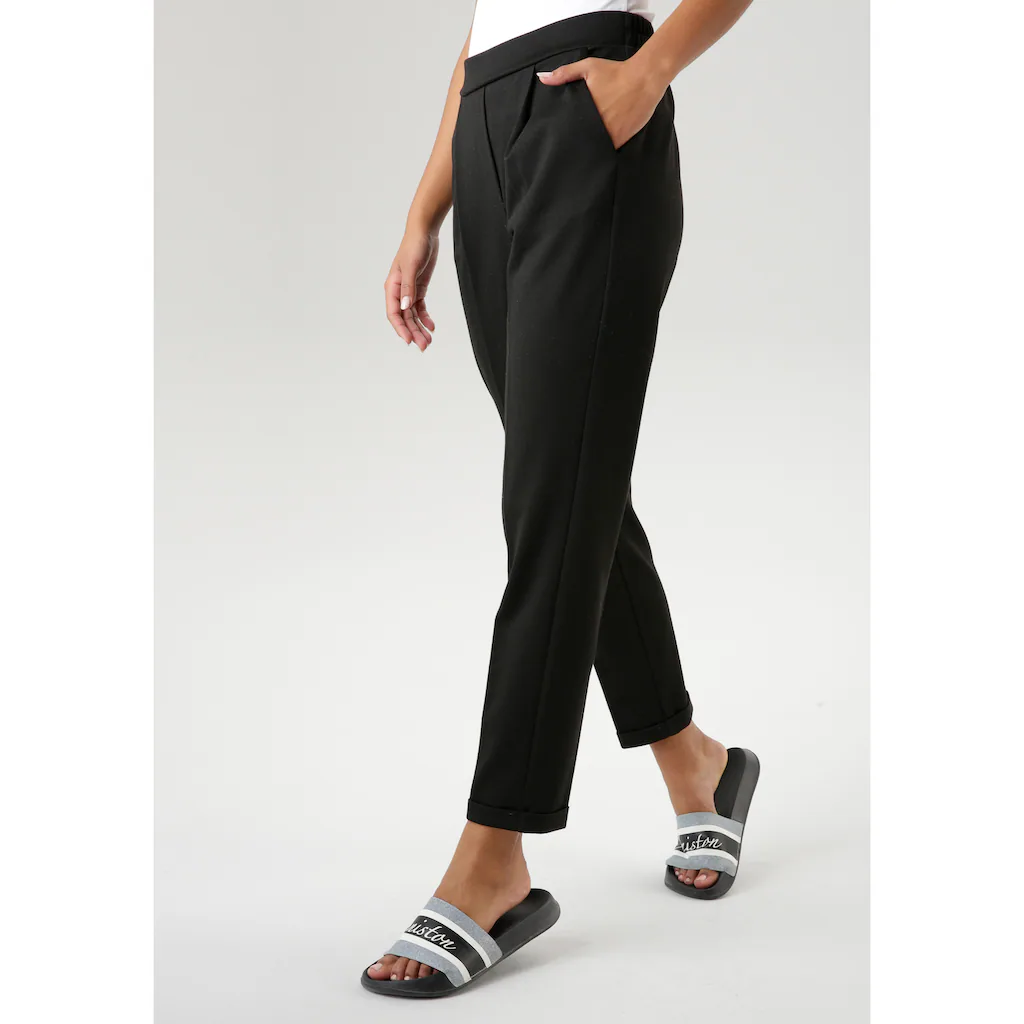 Aniston SELECTED Schlupfhose mit Bundfalten Zeitbegrenzte Promotion