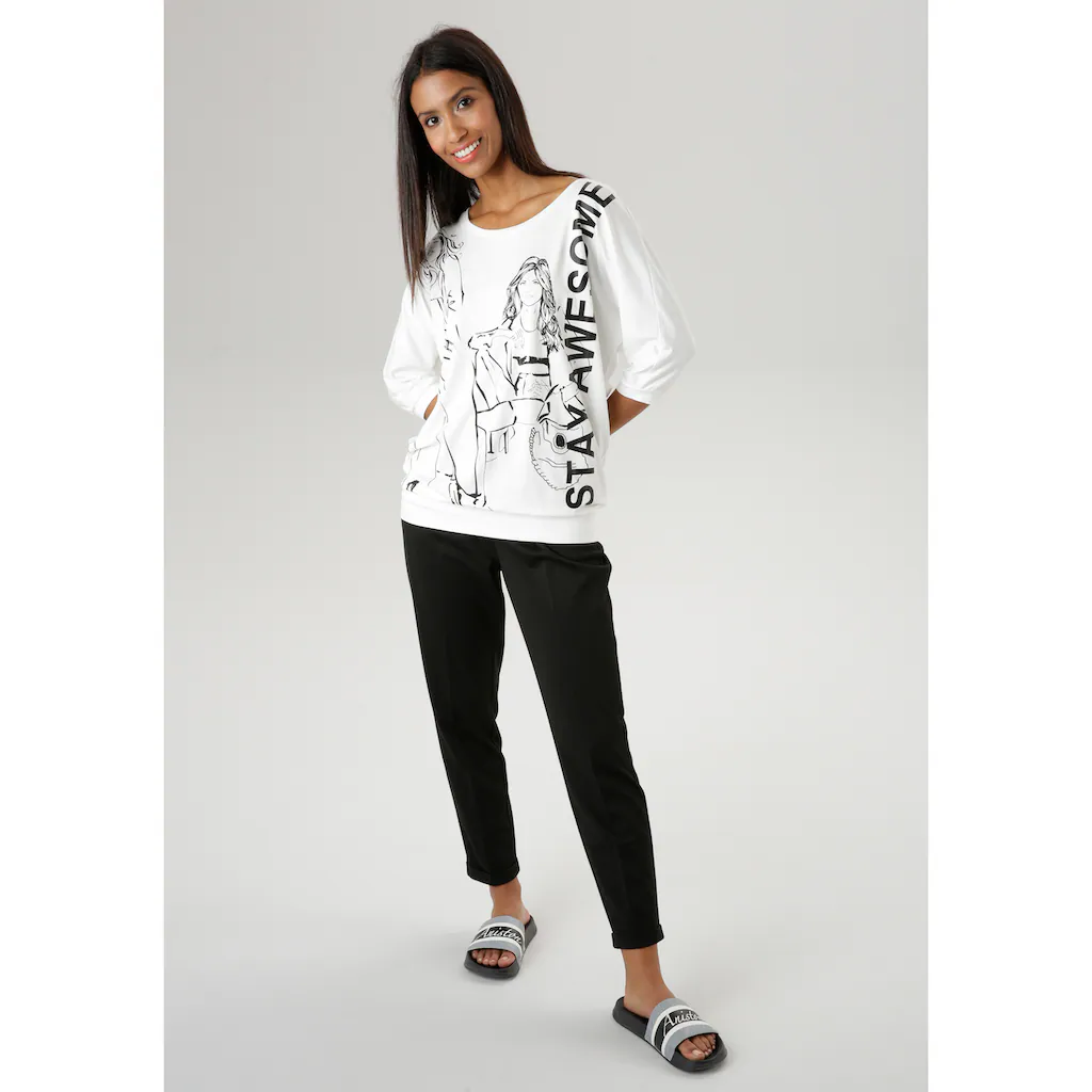 Aniston SELECTED Schlupfhose mit Bundfalten Zeitbegrenzte Promotion