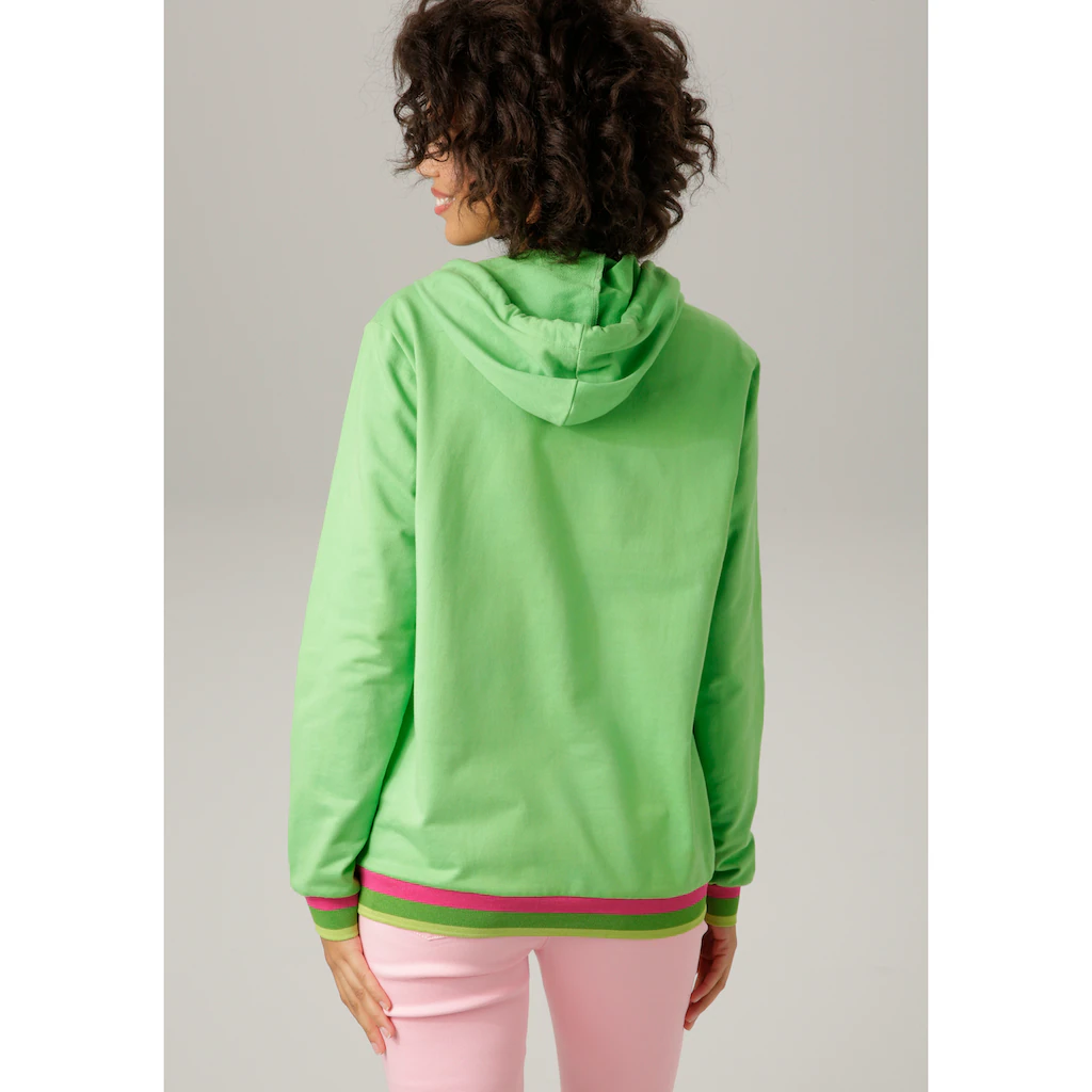 Aniston CASUAL Sweatshirt mit "ENJOY"-Schriftzug Vierteljährliche Förderung