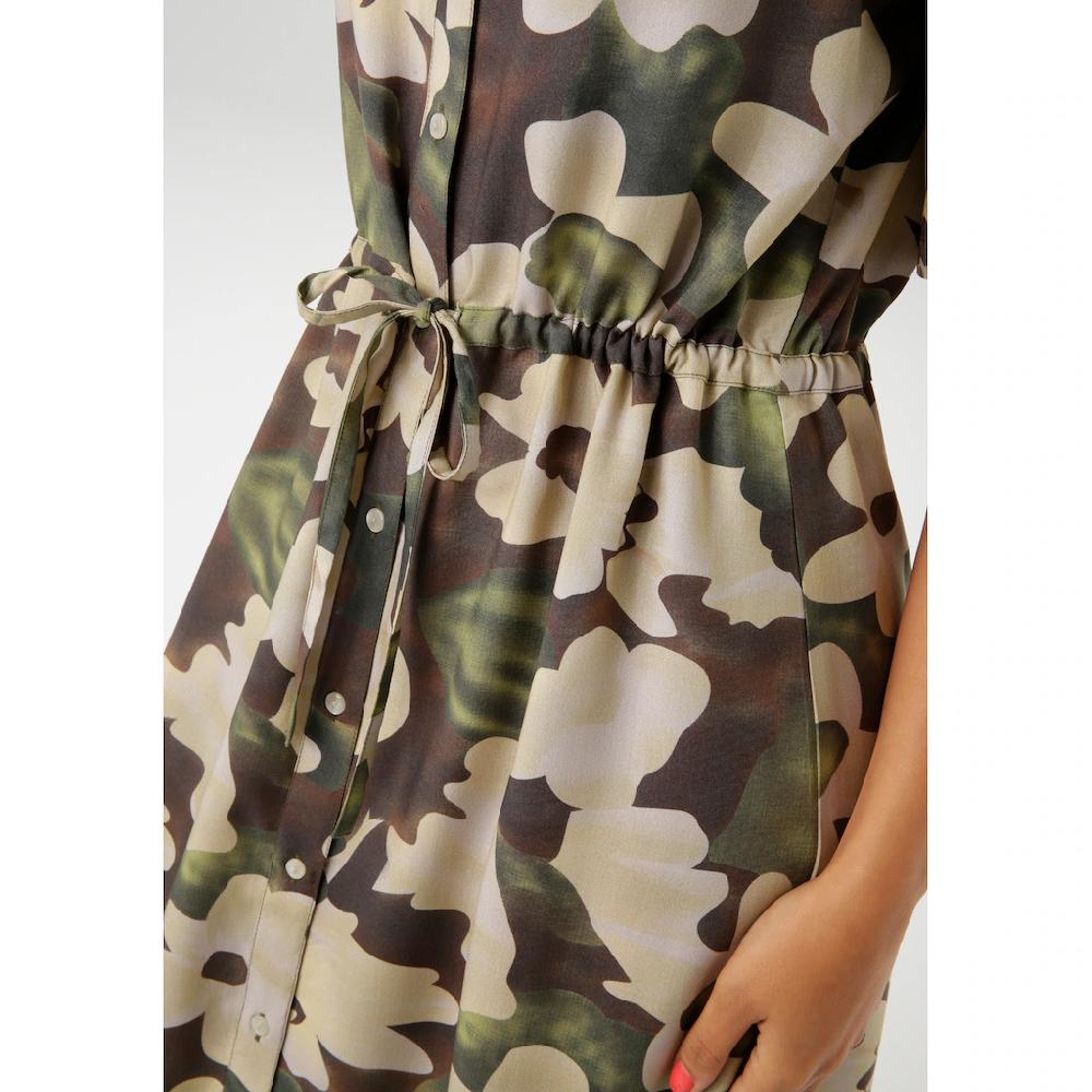 Aniston CASUAL Blusenkleid mit farbharmonischen Blumendruck im Batikdessin - NEUE KOLLEKTION Fabrikladen