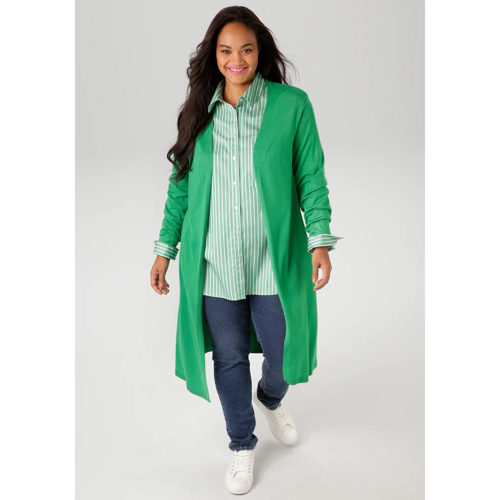Aniston PLUS Strickjacke in trendiger Farbpalette - NEUE KOLLEKTION 50% Rabatt für begrenzte Zeit