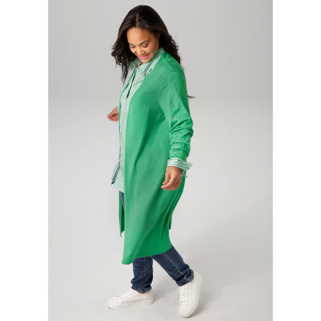 Aniston PLUS Strickjacke in trendiger Farbpalette - NEUE KOLLEKTION 50% Rabatt für begrenzte Zeit