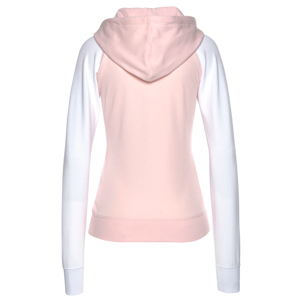 Bench. Loungewear Kapuzensweatjacke mit farblich abgesetzten Ärmeln Loungeanzug 2025
