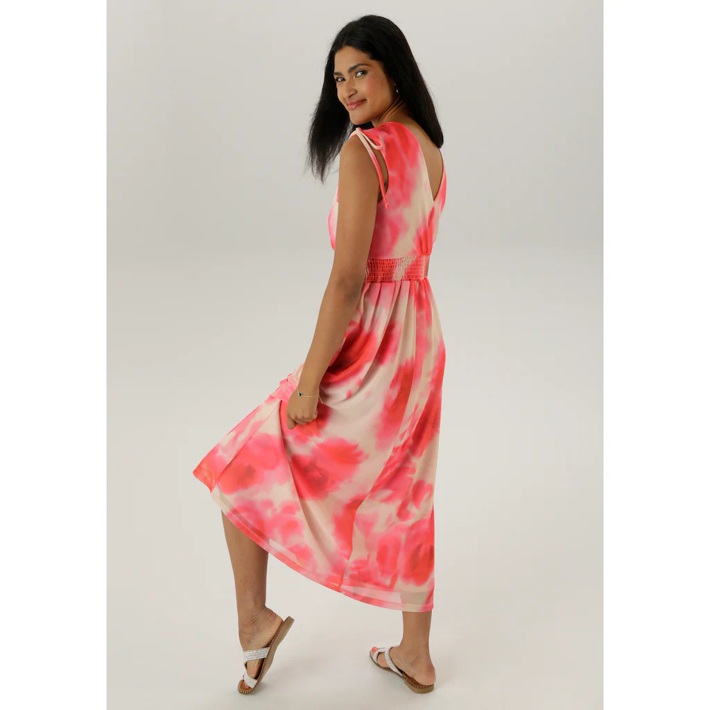 Aniston SELECTED Meshkleid mit Trägern zum Raffen - NEUE KOLLEKTION Flash Sale