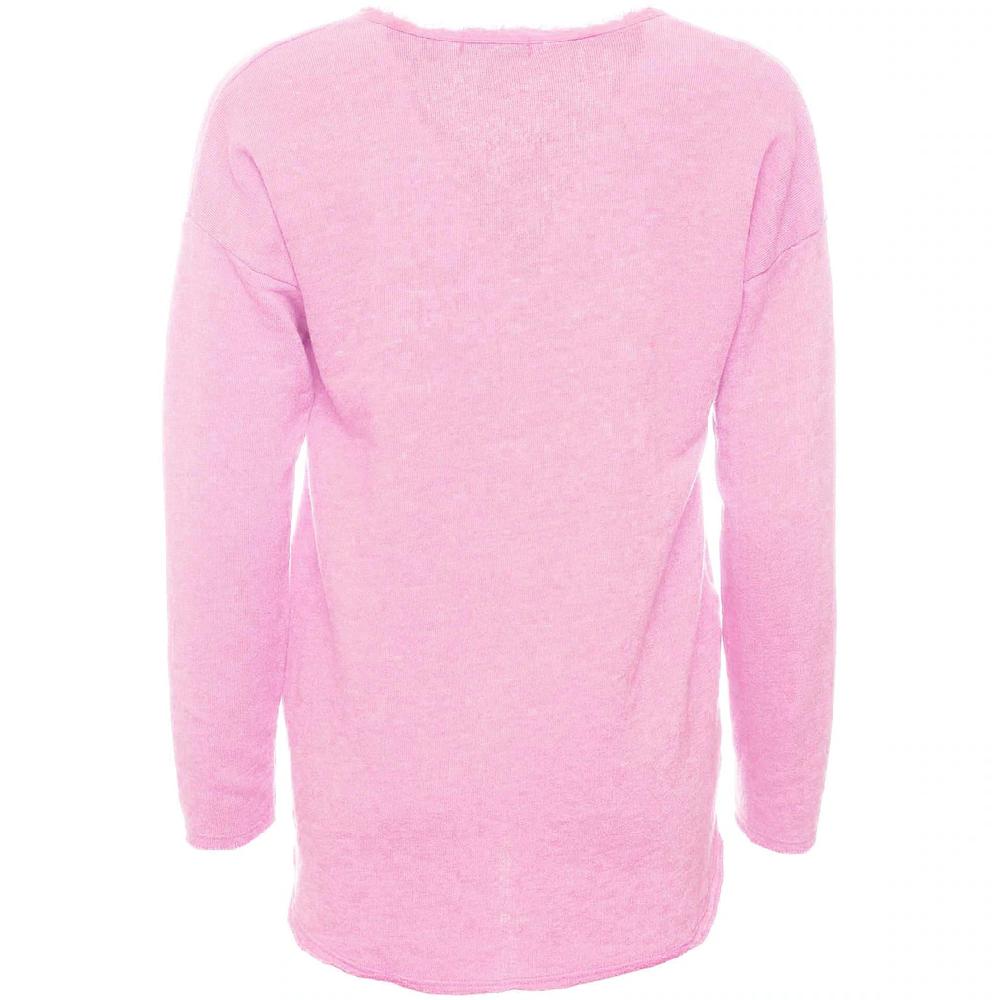Zwillingsherz Sweatshirt mit ausgefranstem V-Ausschnitt im Vintage Look Osterangebot