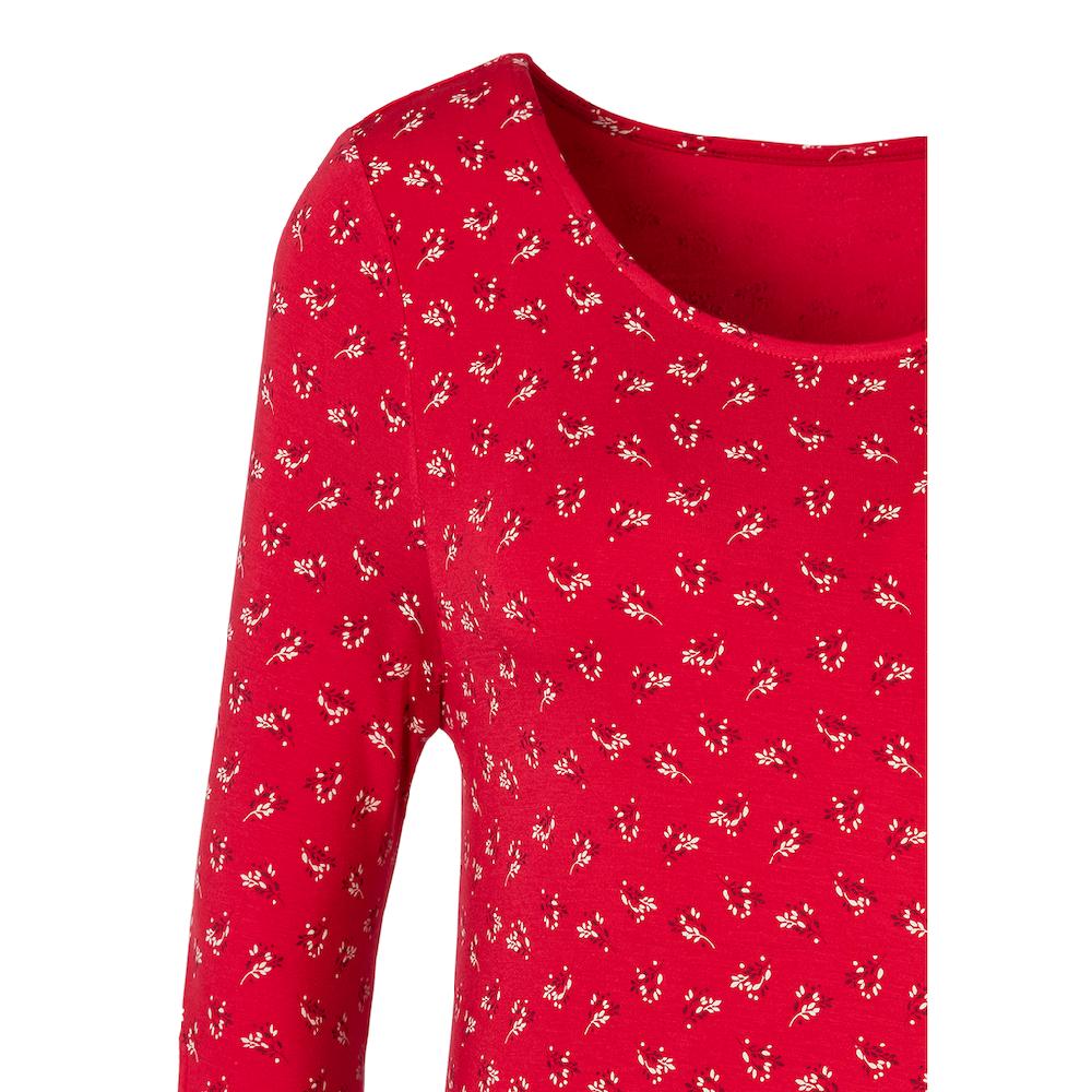 LASCANA 3/4-Arm-Shirt »mit kleinem Cut-Out am Ärmelsaum« aus weichem Viskose-Stretch Vatertagsangebot