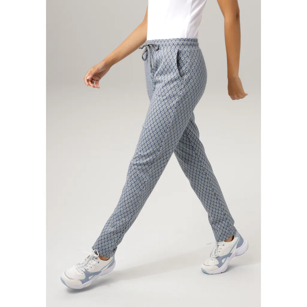 Aniston CASUAL Schlupfhose im extravagantem Karo-Dessin Top Angebot