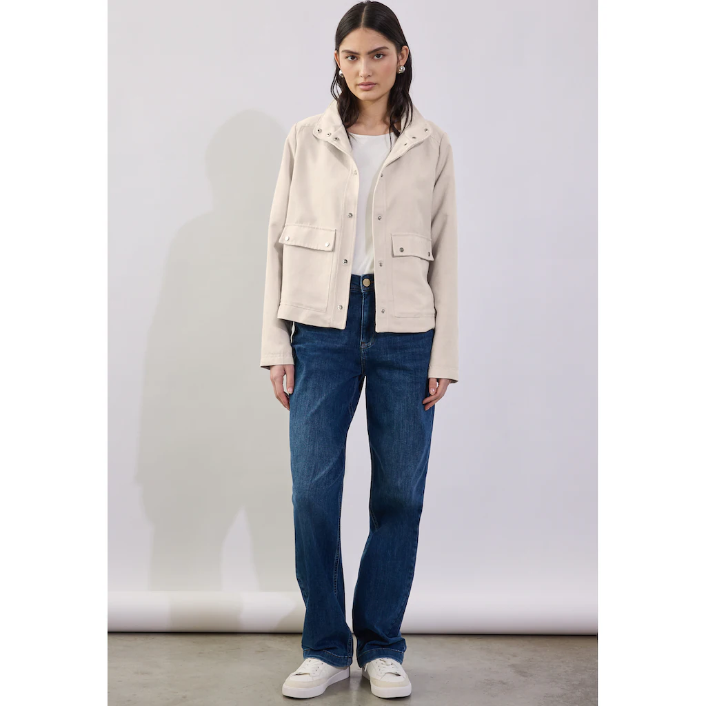 STREET ONE STUDIO Cordjacke ohne Kapuze mit Knopfleiste Räumungsverkauf