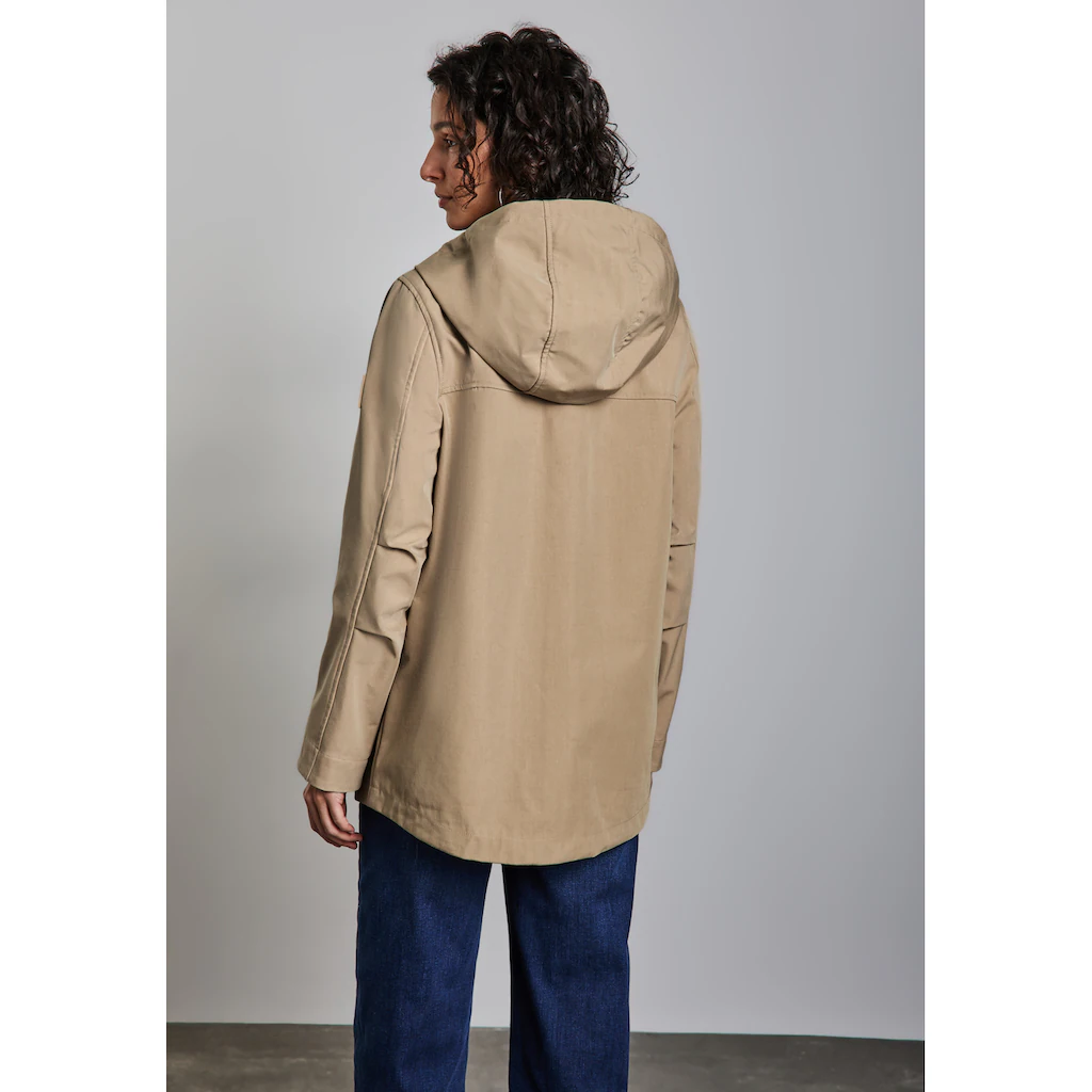 STREET ONE Kurzjacke mit Kapuze mit Kapuze mit Tunnelzugband Sonderangebote