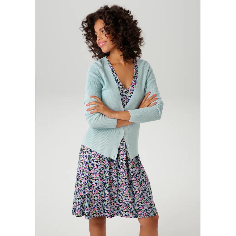 Aniston CASUAL Strickjacke in trendiger Farbpalette Begrenzte Freigabe