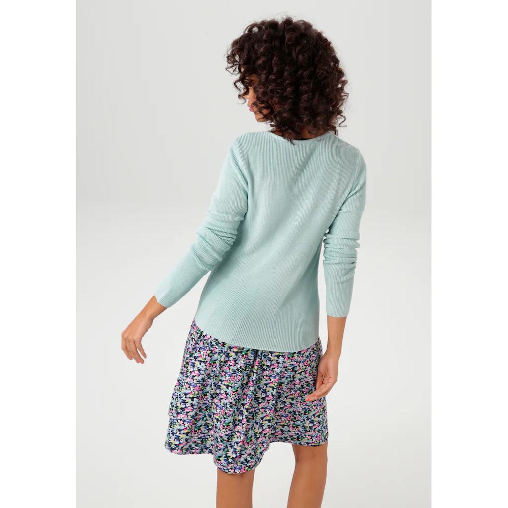 Aniston CASUAL Strickjacke in trendiger Farbpalette Begrenzte Freigabe