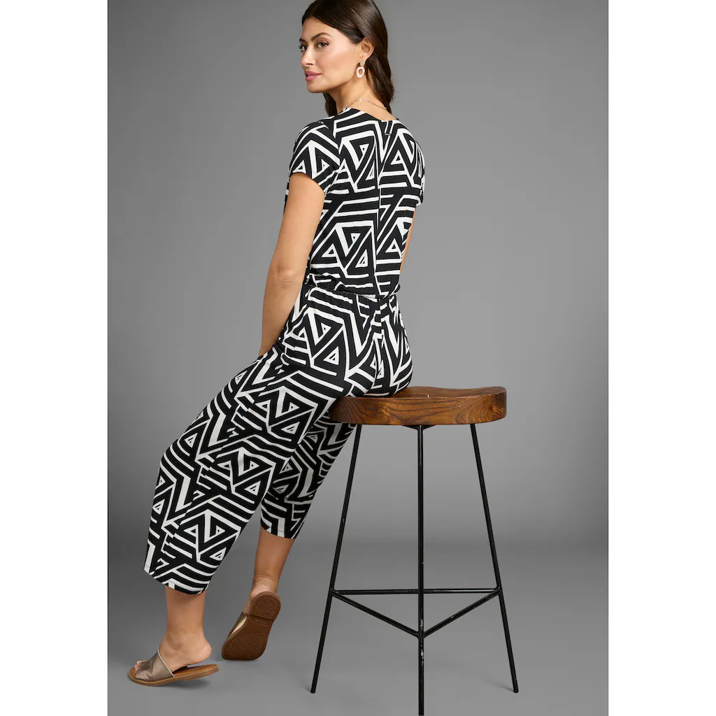 Laura Scott Jumpsuit mit V-Ausschnitt Bis zu 65% Rabatt