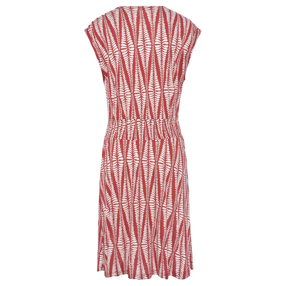 LASCANA Jerseykleid mit breitem Smokbund kurzes Sommerkleid mit Alloverprint Nur für heute