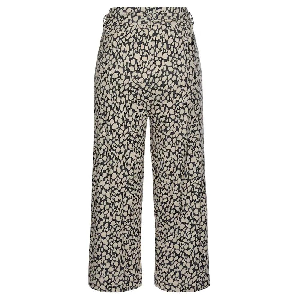LASCANA Culotte (mit Bindegürtel) und Alloverdruck 7/8-Länge elastischer Bund Sommerhose Riesige Rabatte