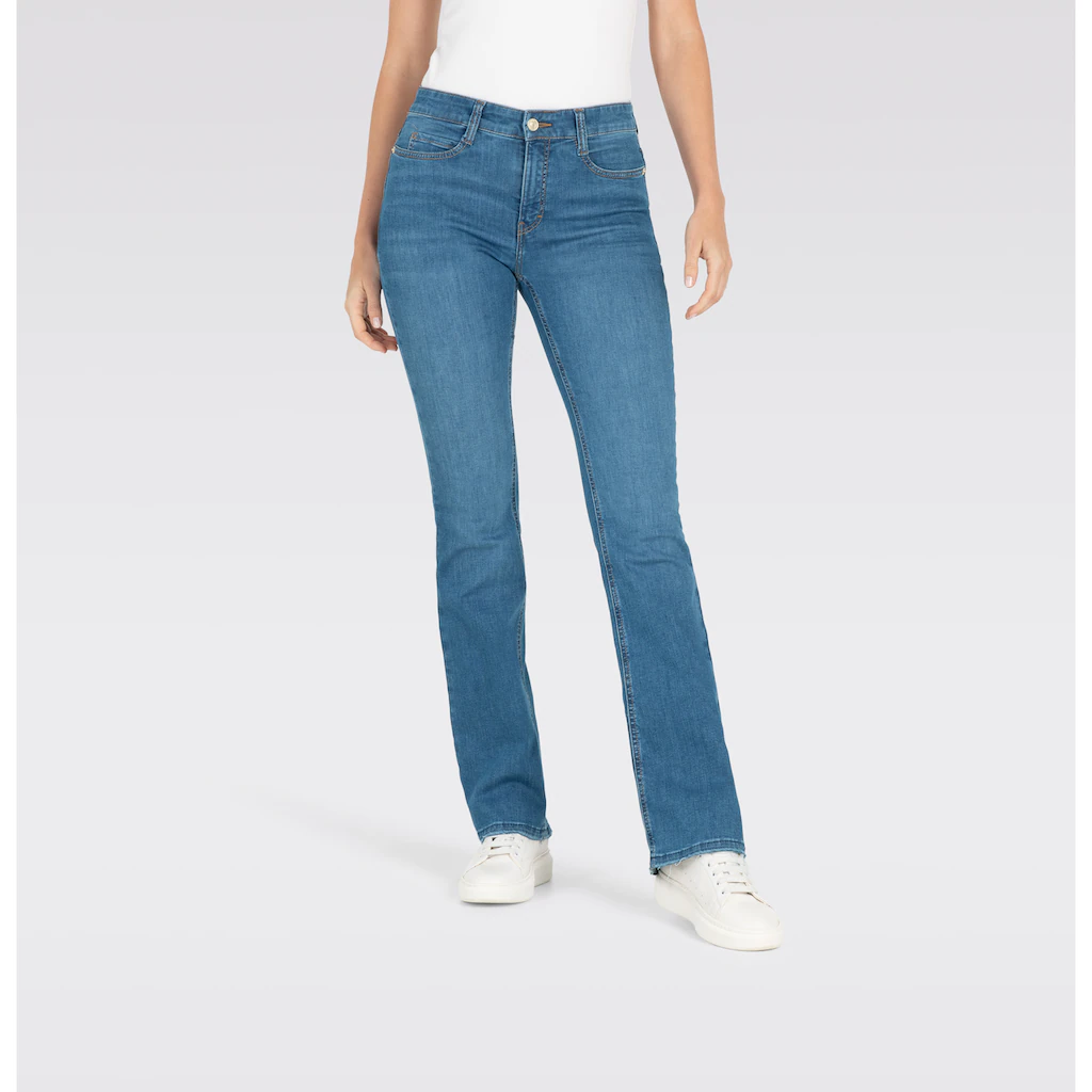 MAC Bootcut-Jeans »BOOT« Modisch ausgestellter Saum