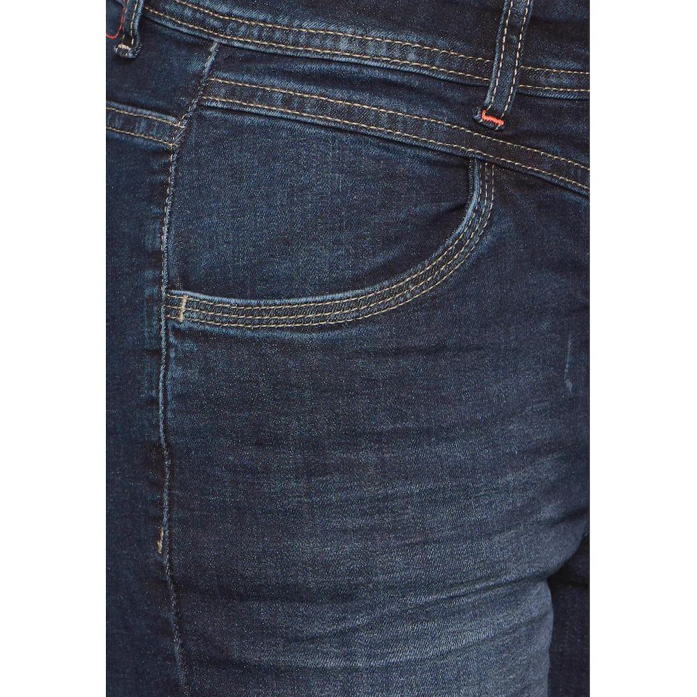 Cecil Slim-fit-Jeans »Style Vicky« in blauer Waschung Verkauf
