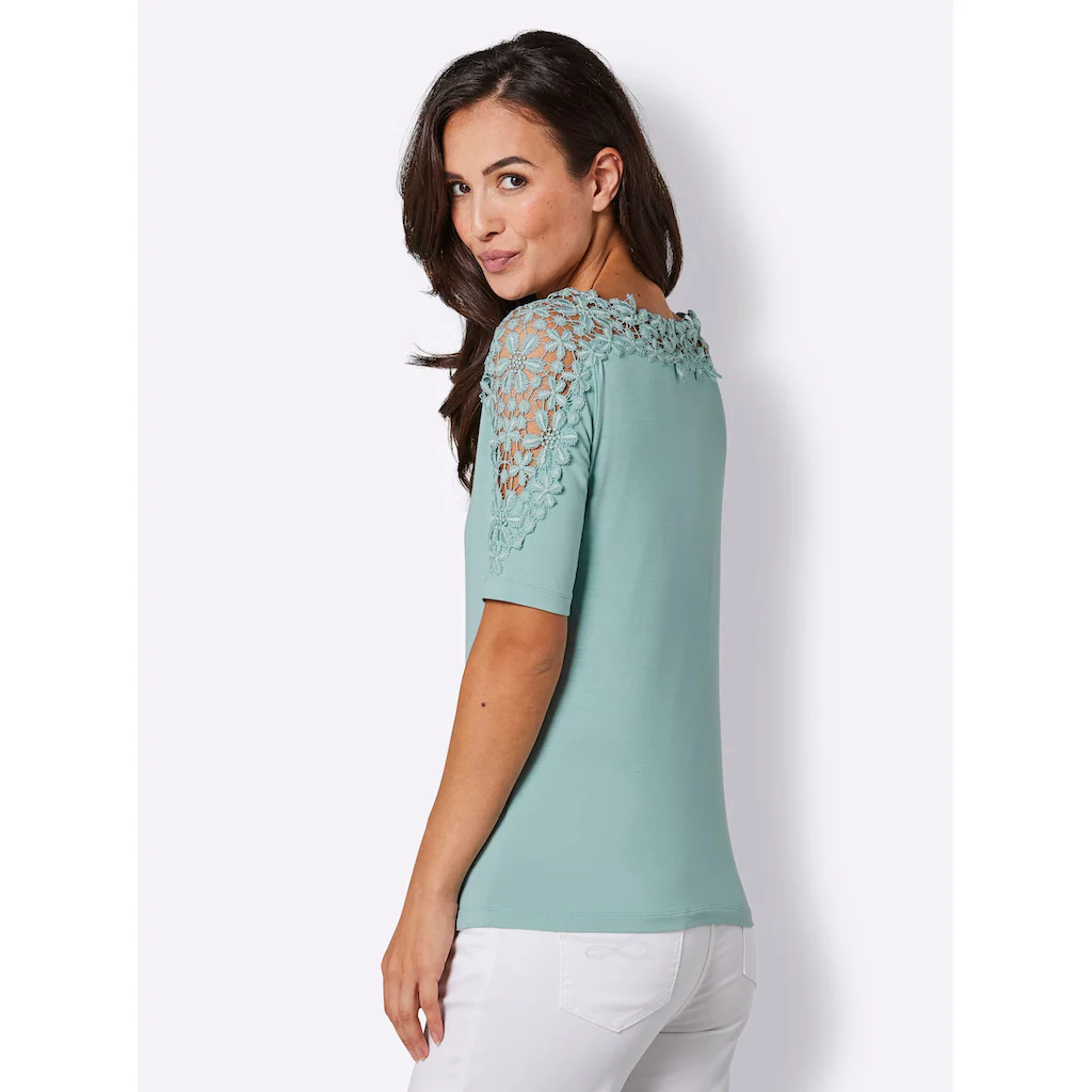 CREATION L PREMIUM 3/4-Arm-Shirt »Lyocell-Shirt« (1 tlg.) Günstiger Verkauf