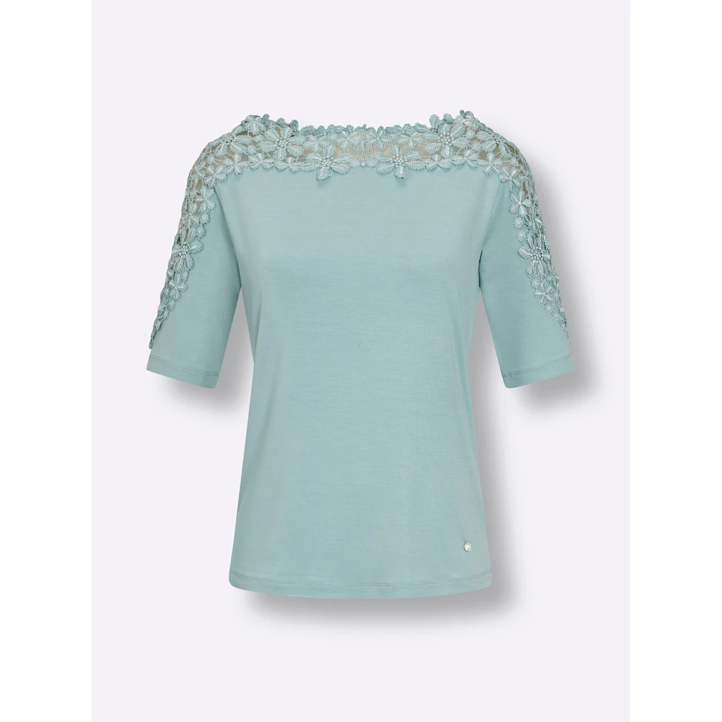 CREATION L PREMIUM 3/4-Arm-Shirt »Lyocell-Shirt« (1 tlg.) Günstiger Verkauf
