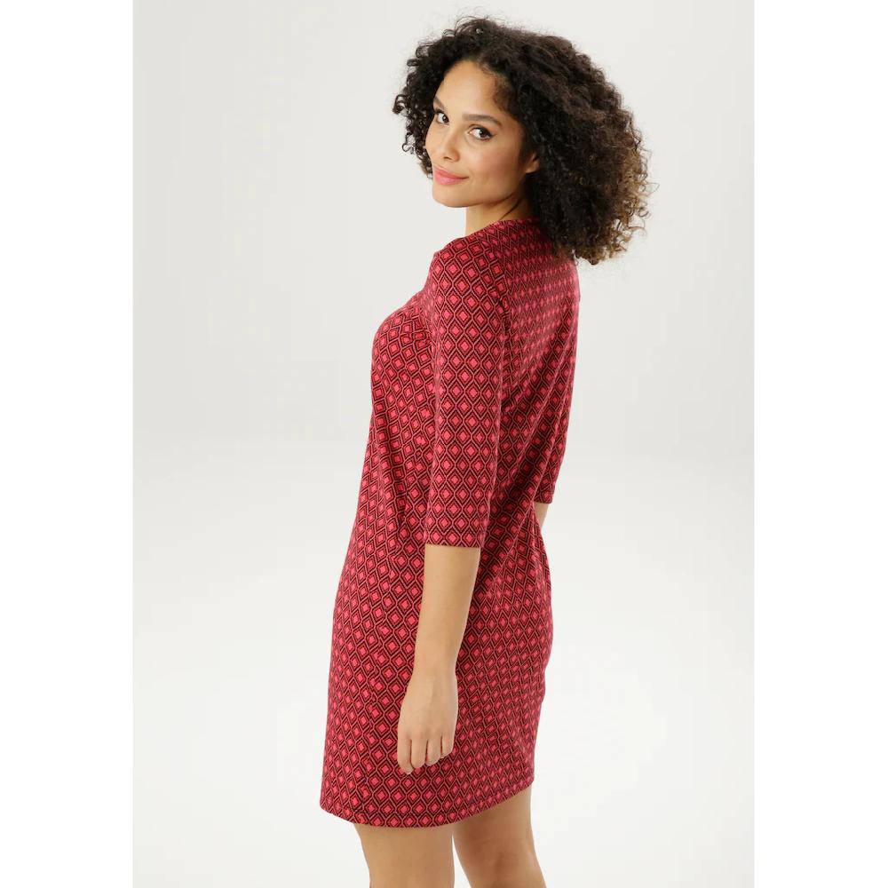 Aniston SELECTED Jerseykleid in Jacquard-Qualität Blitzverkäufe