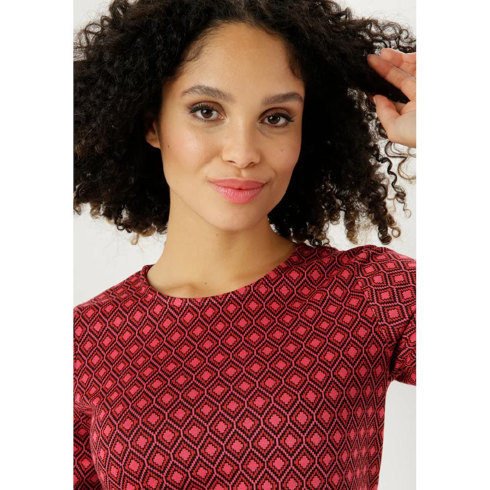 Aniston SELECTED Jerseykleid in Jacquard-Qualität Blitzverkäufe
