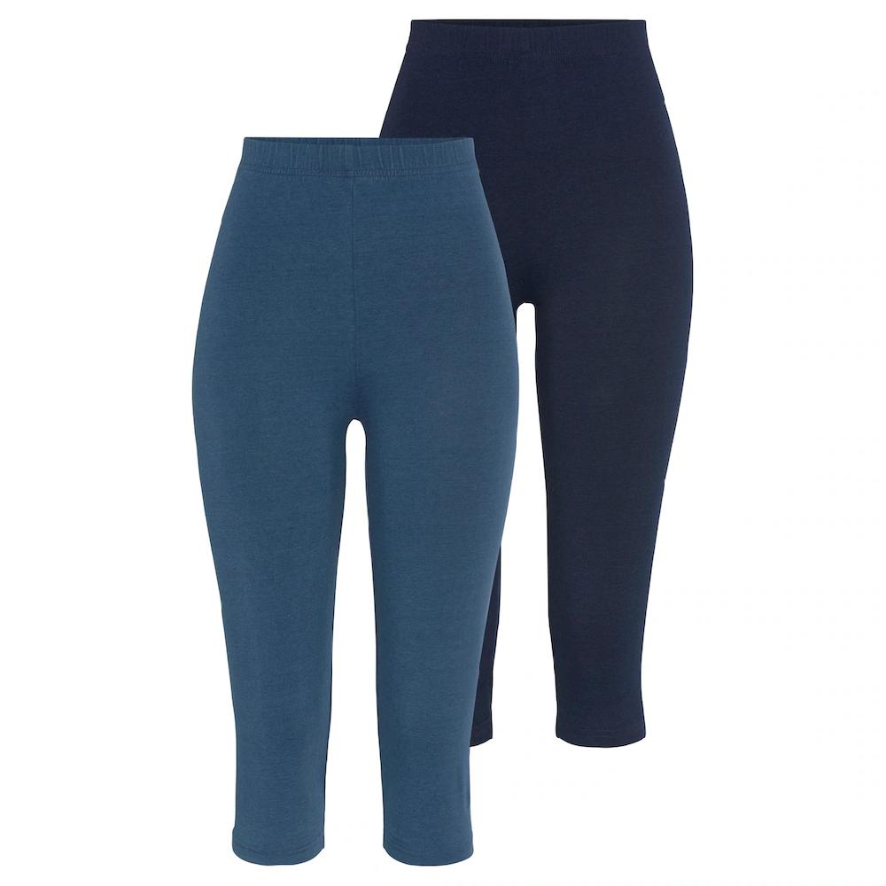 Vivance active Caprileggings (2er-Pack) mit Gummibund Loungewear Limitierter Zeitrabatt