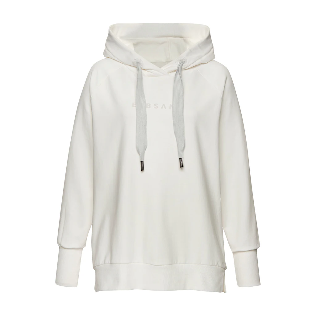 Elbsand Kapuzensweatshirt »Svana« mit Logoprint bequemer Hoodie seitliche Schlitze Online Shopping