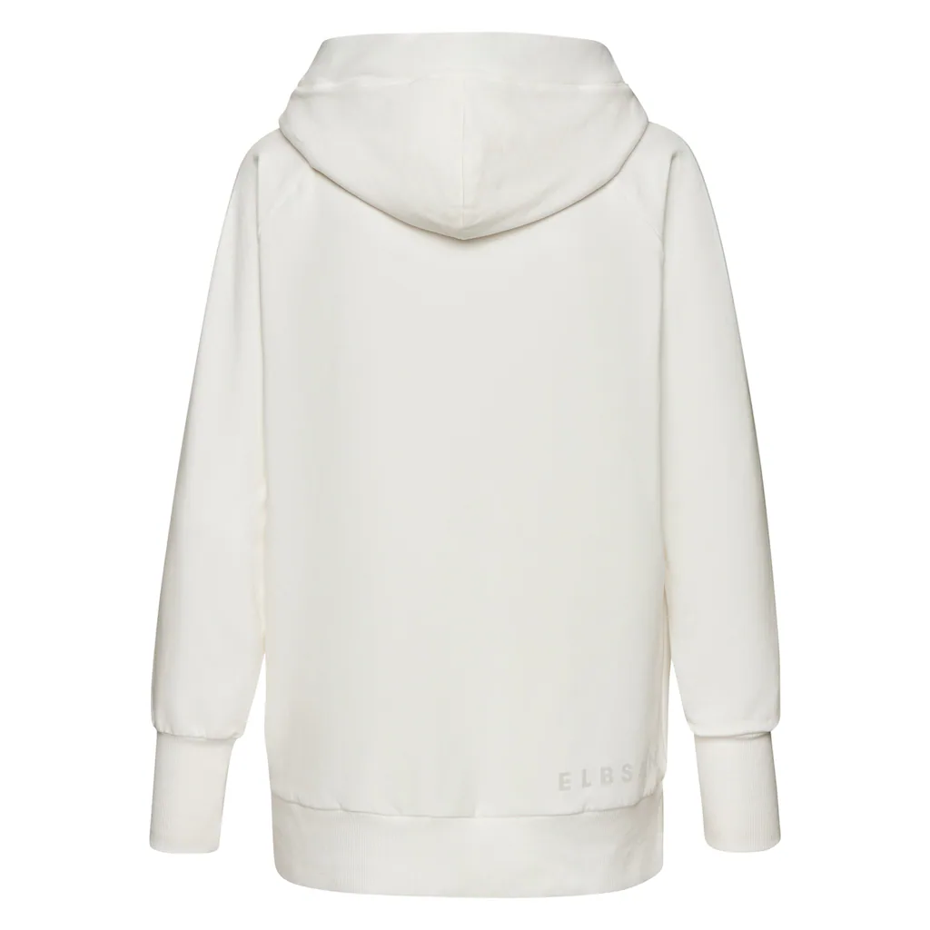 Elbsand Kapuzensweatshirt »Svana« mit Logoprint bequemer Hoodie seitliche Schlitze Online Shopping