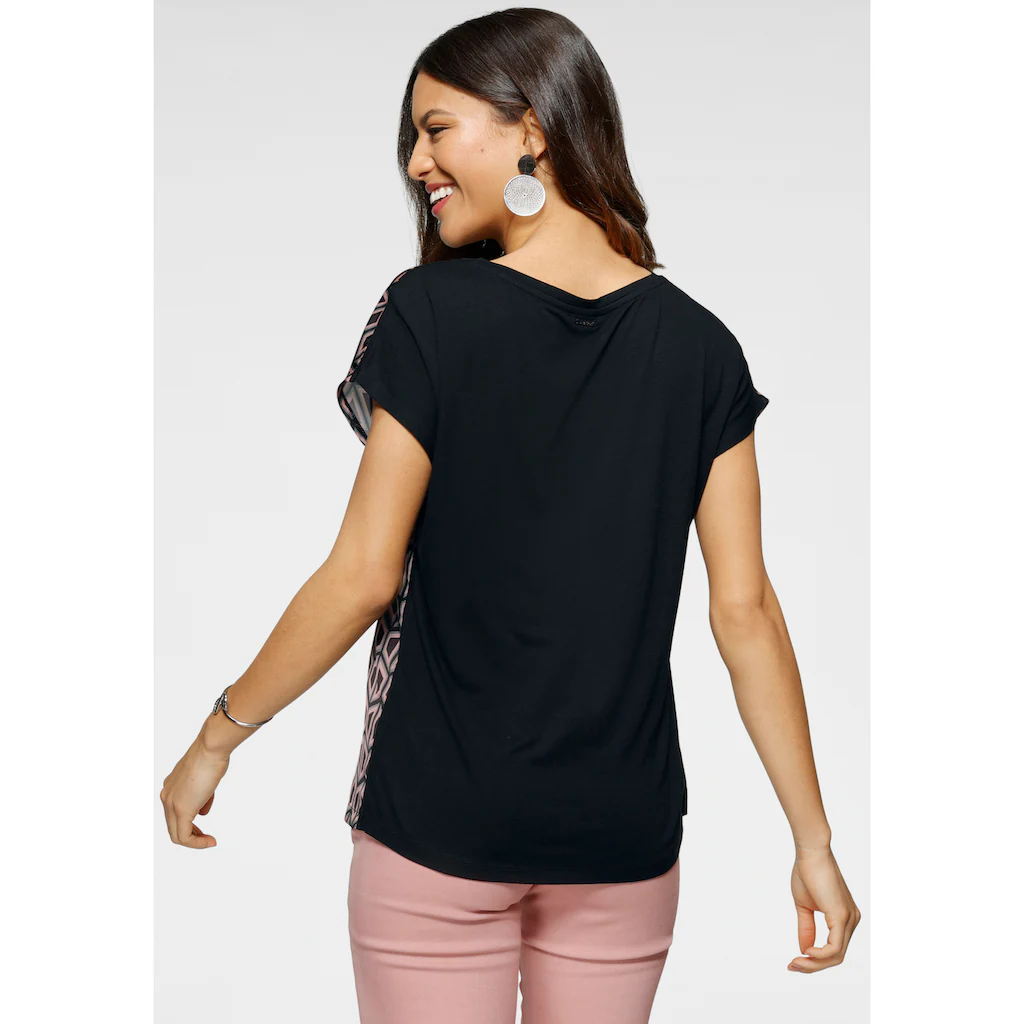 Laura Scott Shirtbluse aus glänzendem Satin Black Friday