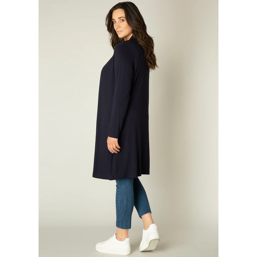 Base Level Curvy Longstrickjacke »Ayla Long« Figurumspielende weiche Strickqualität Neueste Mode