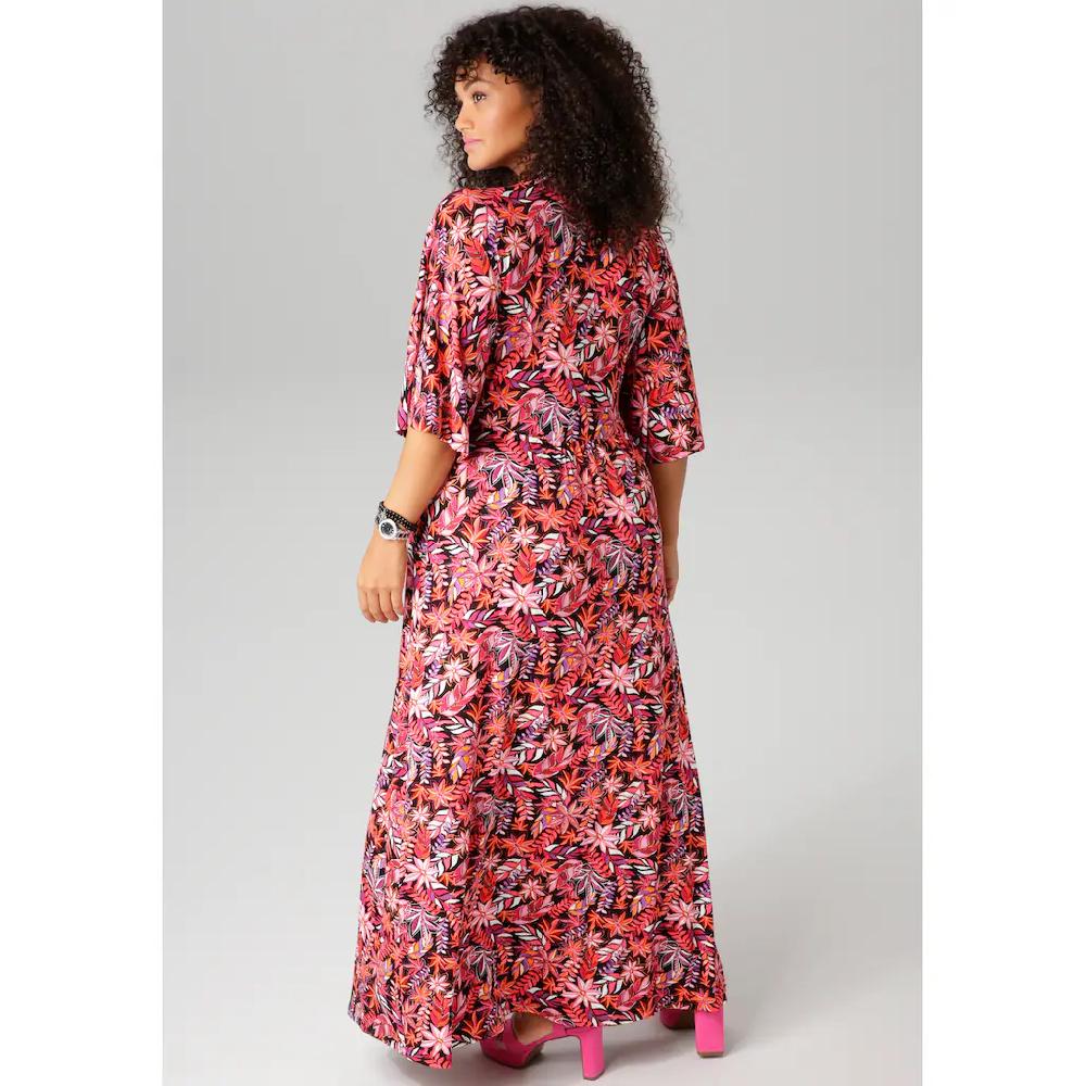 Aniston PLUS Sommerkleid in trendy Maxilänge - NEUE KOLLEKTION Exklusive Angebote