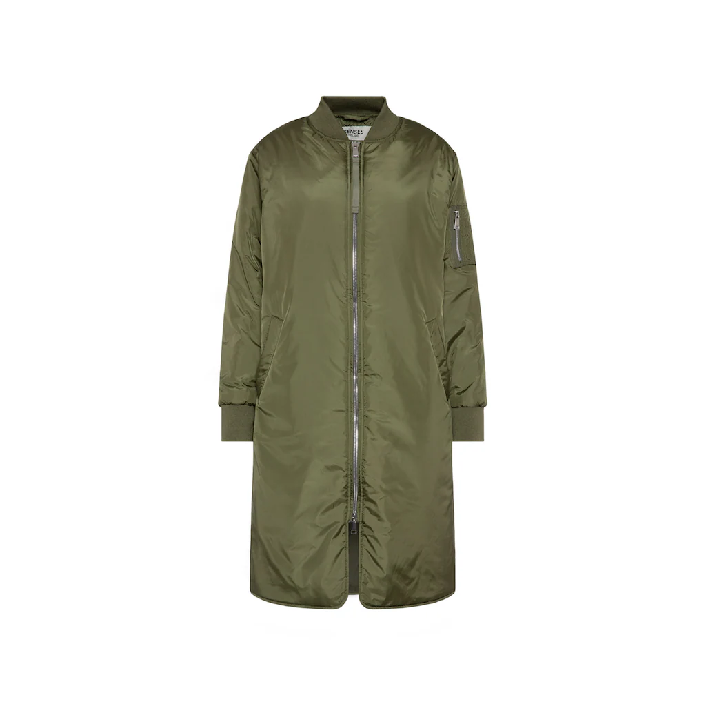 SENSES.THE LABEL Langjacke ohne Kapuze mit Two-Way-Zipper Nur für heute
