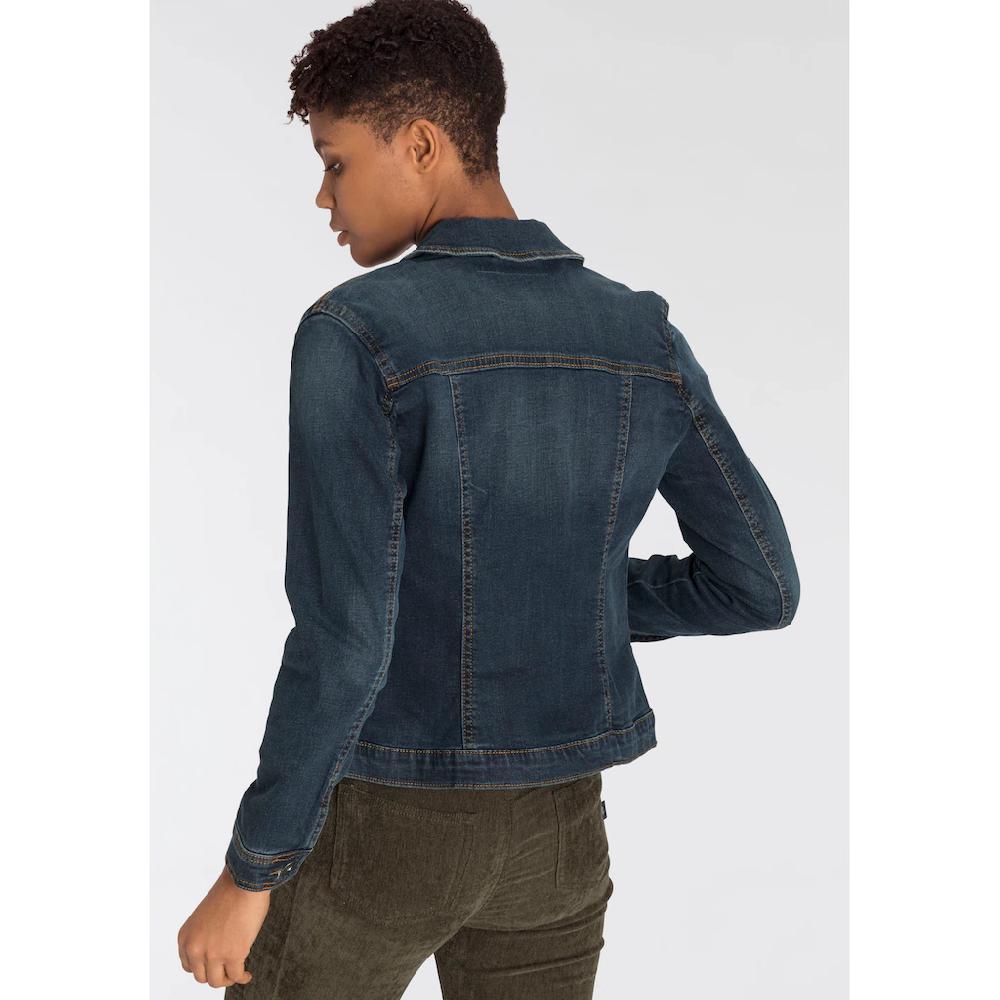 Arizona Jeansjacke aus Baumwollmischung figurbetont in Stretch-Qualität Clearance-Verkauf