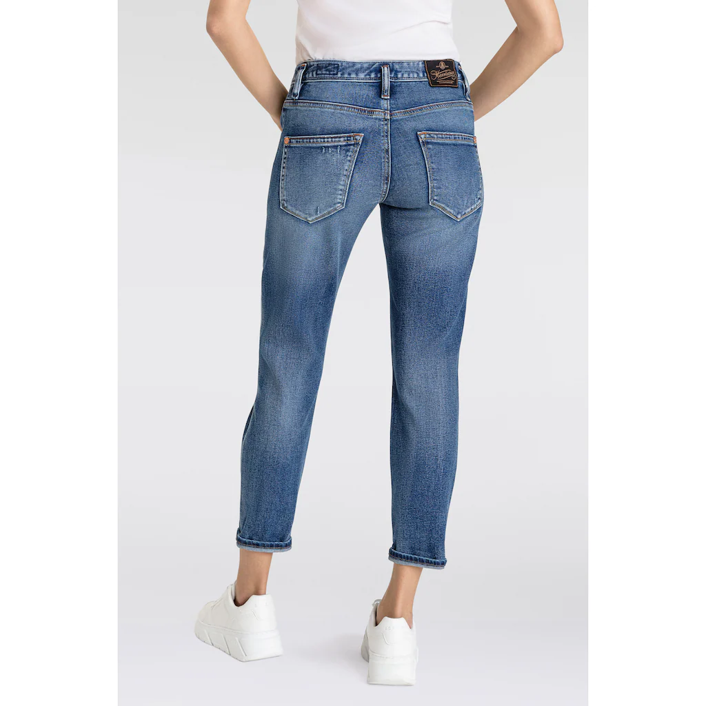 Herrlicher 7/8-Jeans »Shyra Cropped Denim Comfort« mit halb verdeckter Knopfleiste Kostenloser Versand international