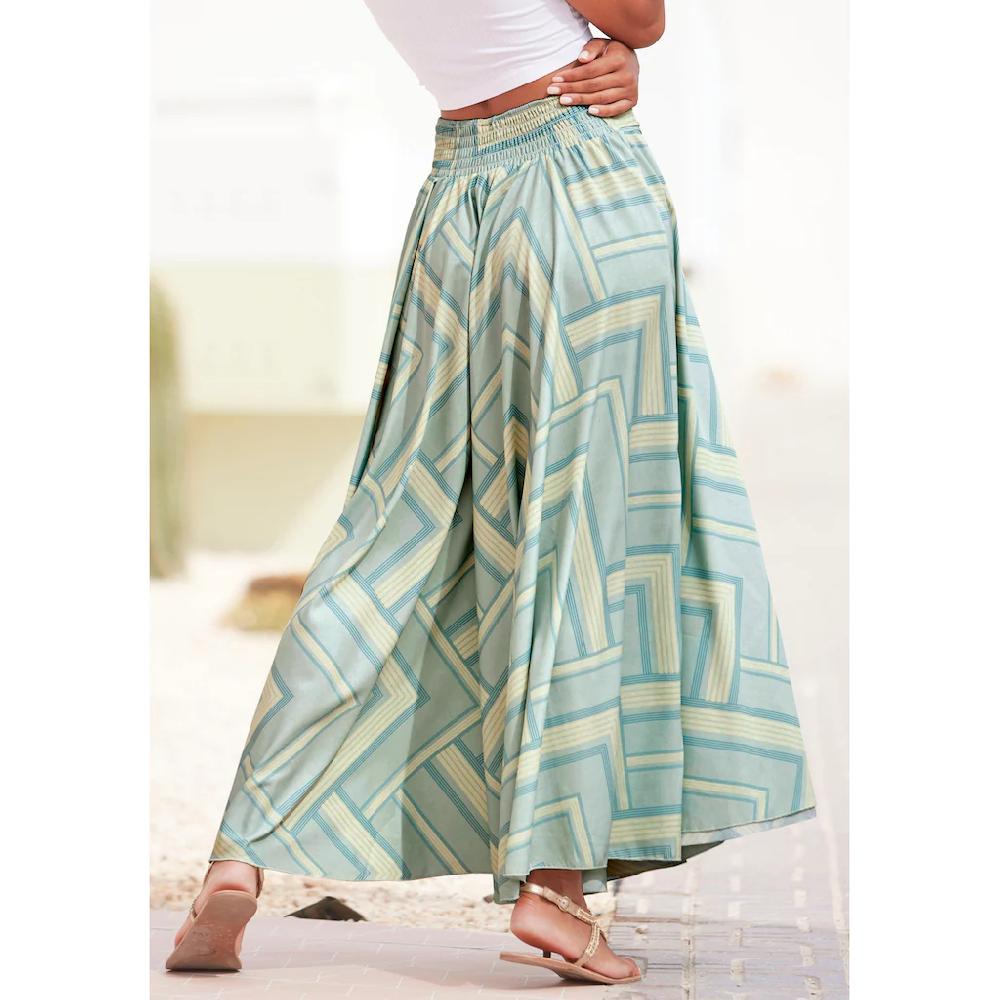 LASCANA Hosenrock aus glatter Ware Culotte extraweites Bein Outlet