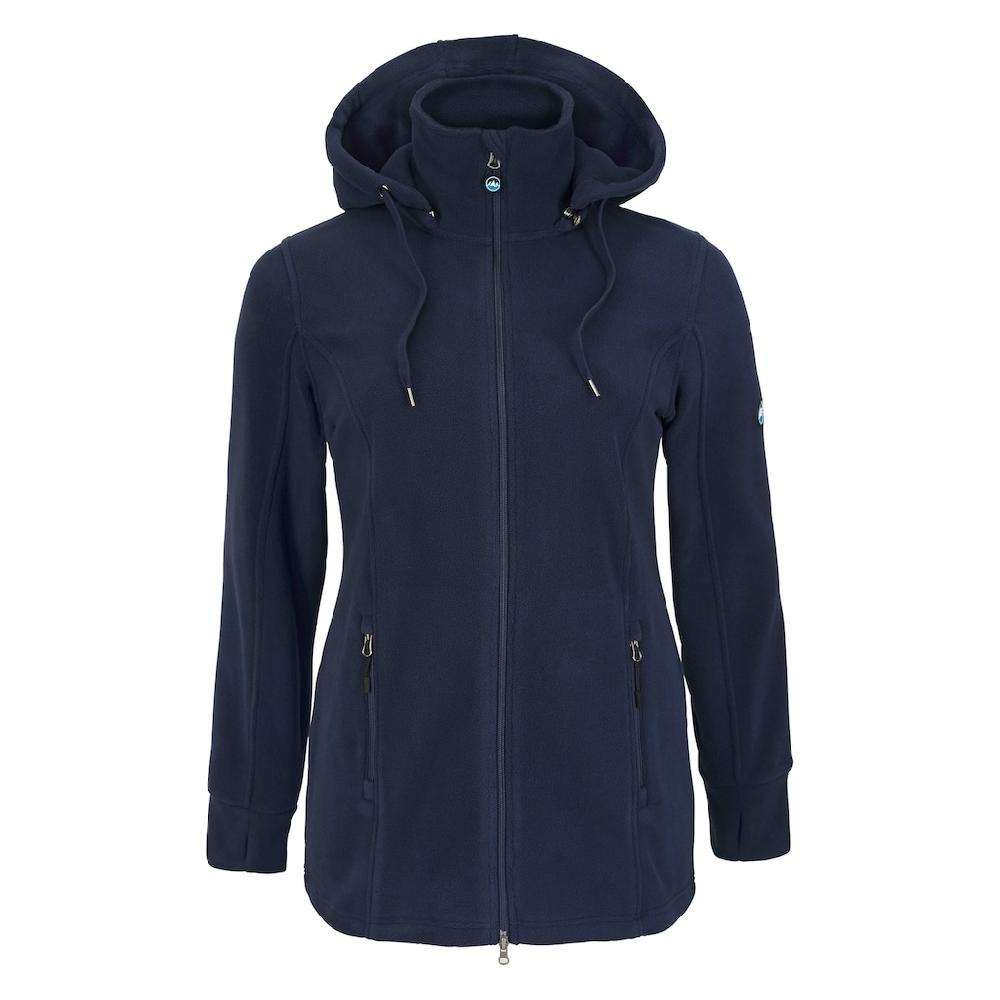 Polarino Fleecejacke mit Kapuze für kalte Tage aus Fleece sportlicher Stil atmungsaktiv Hotsell