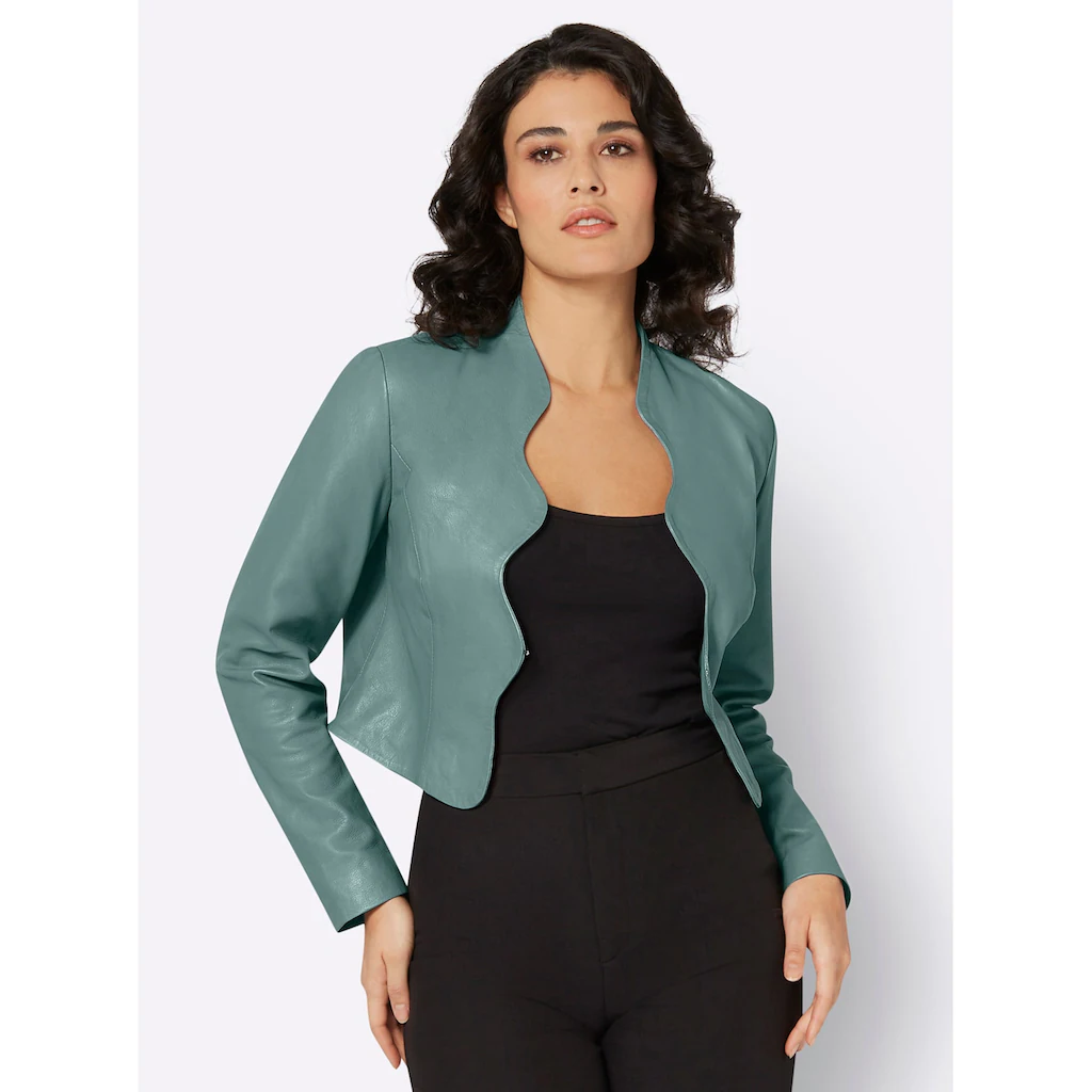 Mainpol Boleroblazer »Leder-Blazer« Fabrikverkauf