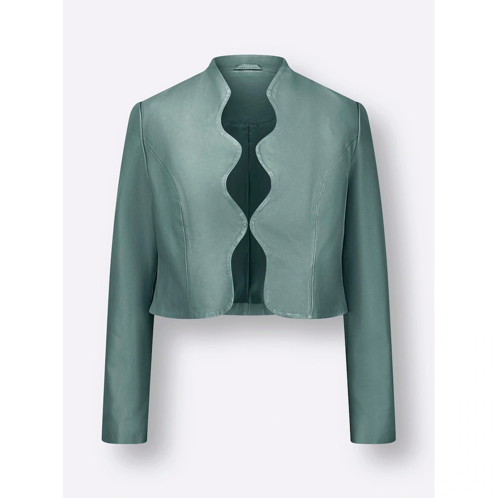 Mainpol Boleroblazer »Leder-Blazer« Fabrikverkauf
