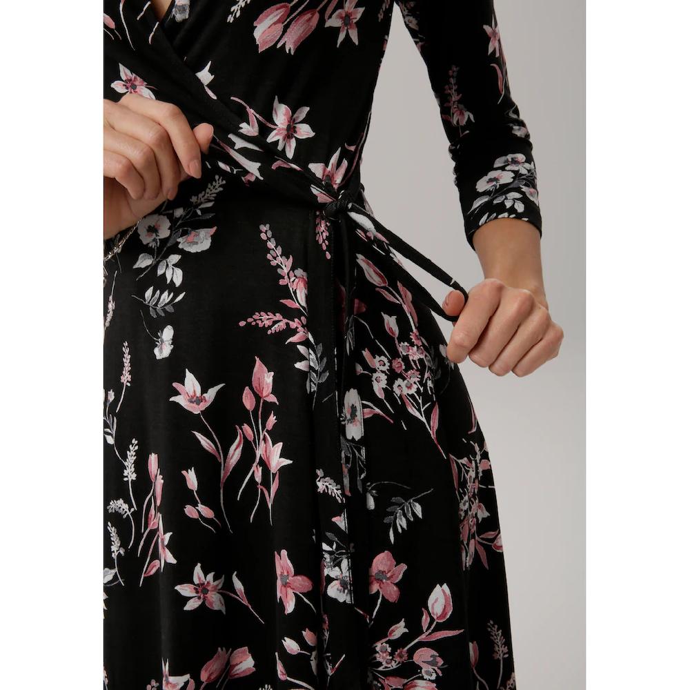 Laura Scott Jerseykleid figurbetonter Schnitt geblümtes Design aus Single Jersey Meist gekauft