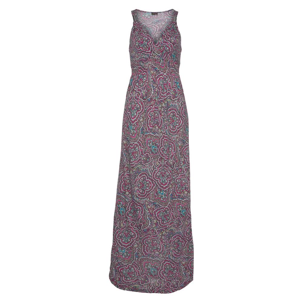 LASCANA Maxikleid mit Paisleymuster und verstellbarem Ausschnitt Sommerkleid Sonderangebot