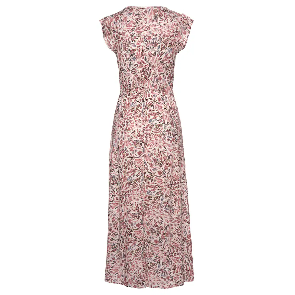 Vivance Maxikleid mit floralem Druck und Schlitz Jerseykleid Sommerkleid Strandkleid Cyber Monday