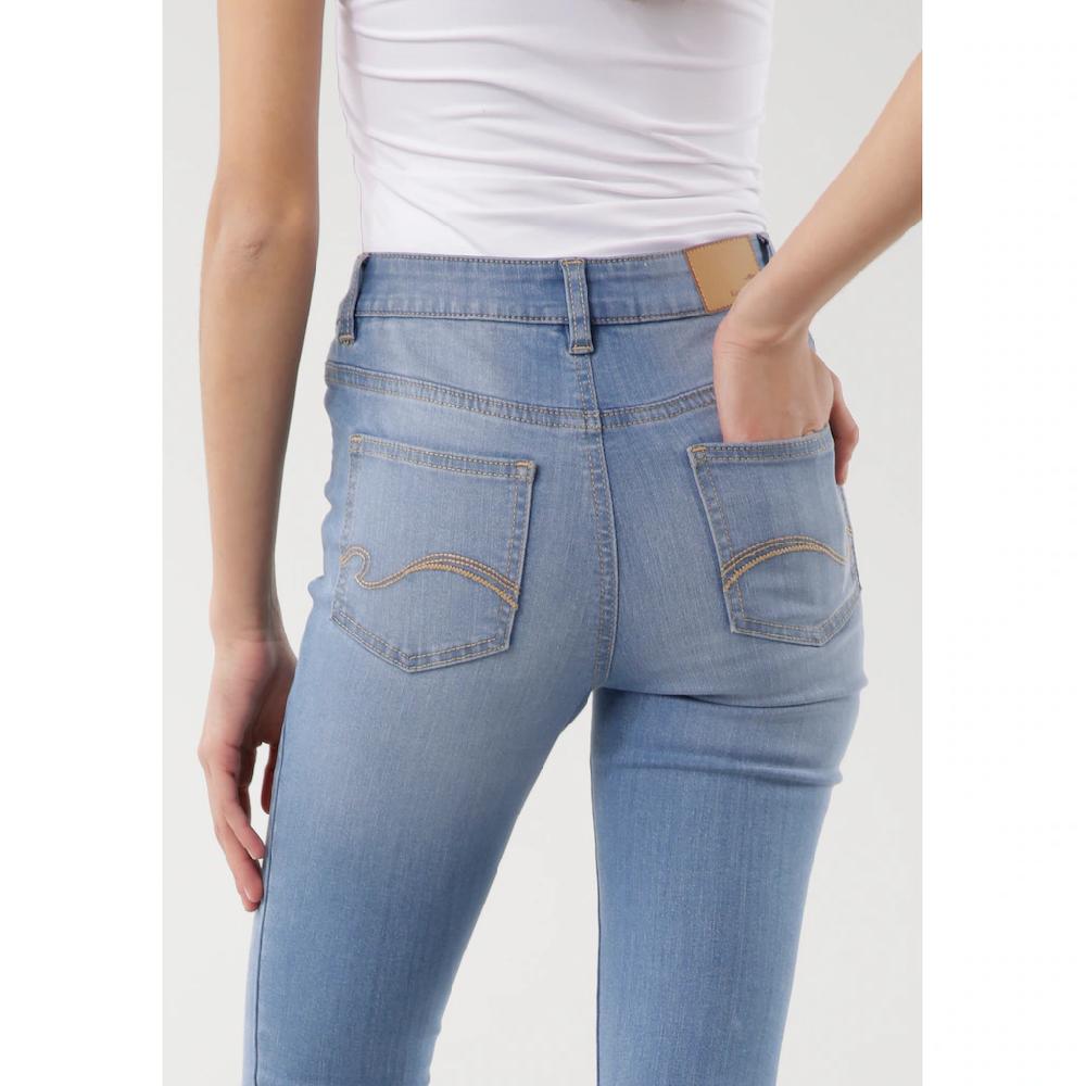 KangaROOS 5-Pocket-Jeans »SUPER SKINNY HIGH RISE« knöchellang mit Used-Optik hohe Leibhöhe Weihnachtsangebot