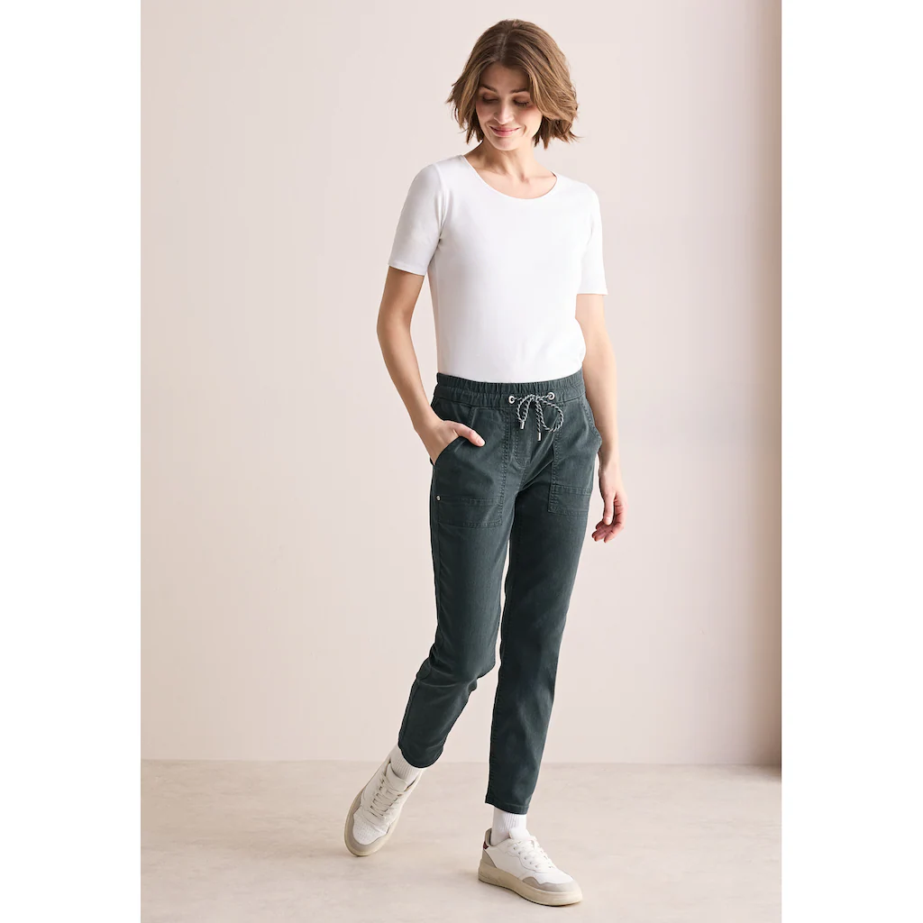 Cecil Stoffhose Middle Waist Neueste Mode