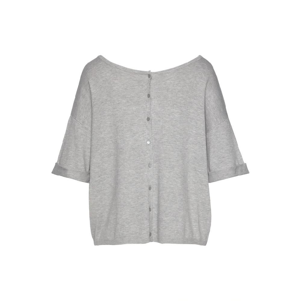 Vivance Kurzarmpullover mit Knopfleiste beidseitig tragbar 3/4-Pullover Feinstrickqualität Online Outlet
