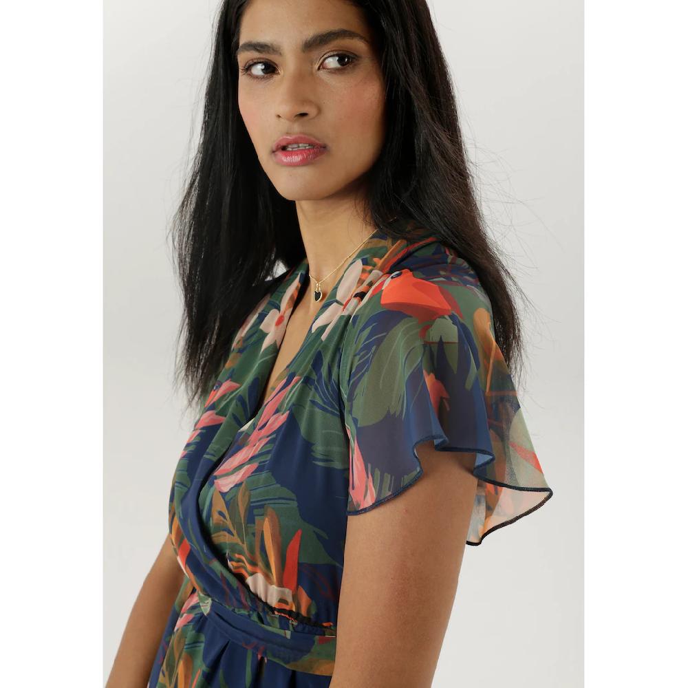 Aniston SELECTED Wickelkleid mit blickdichtem Jerseyfutter - NEUE KOLLEKTION Zeitlich begrenztes Angebot