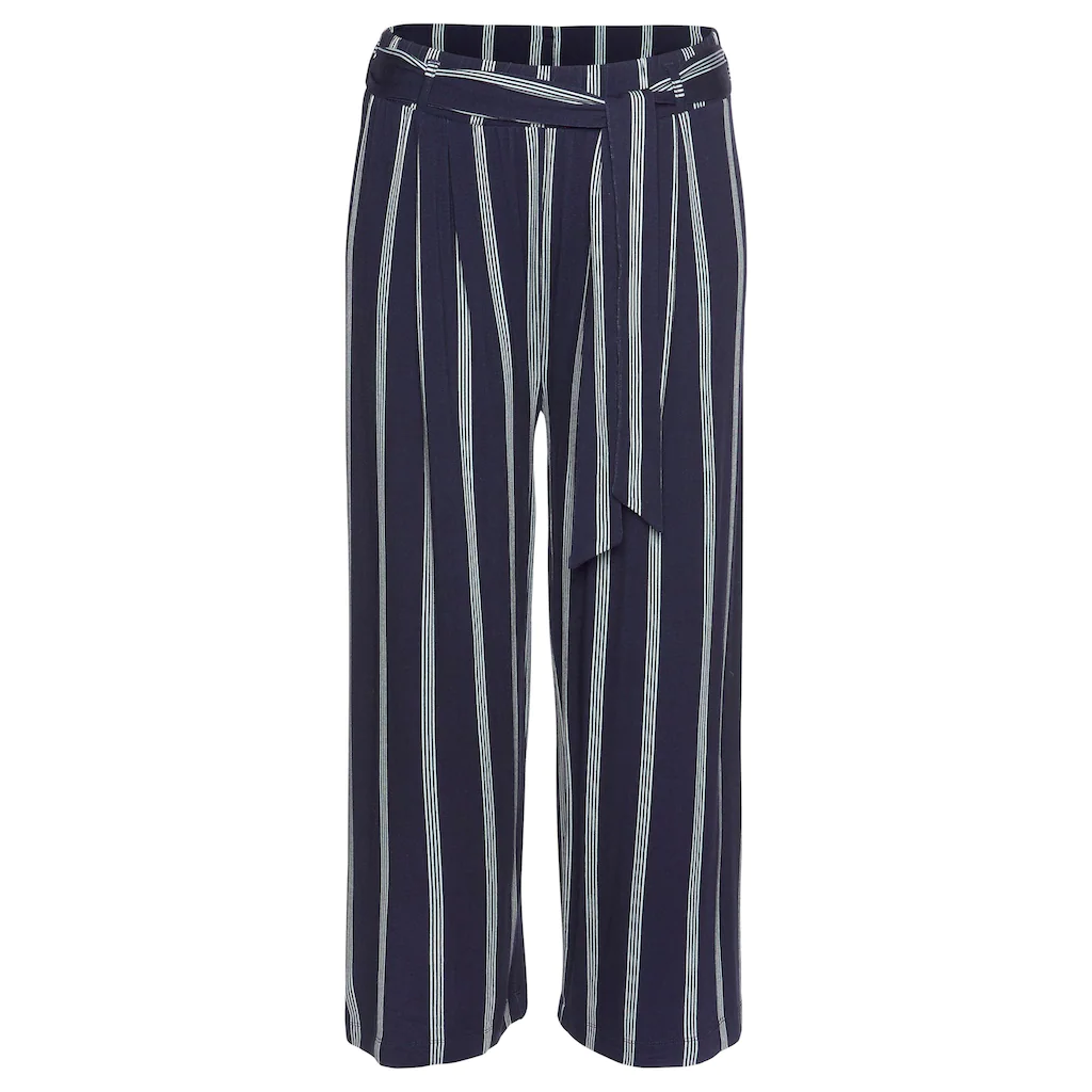 LASCANA Culotte (mit Bindegürtel) in Paperbag-Form luftige Jerseyhose casual Exklusive Angebote