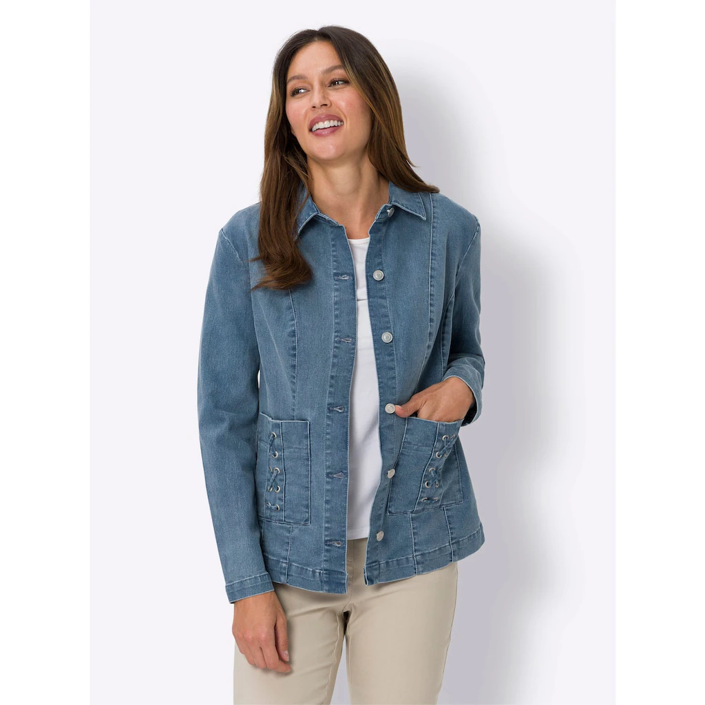 Classic Basics Jeansjacke Kostenlose Rückgabe